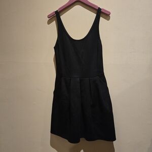 Wilfred Tartine Black Sleeveless Mini Dress, Size 6